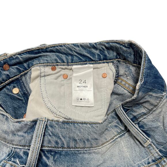 Mother Superior Blue Jeans The Huffy Skimp Straight Hotter On The Other Side 24 - Picture 7 of 8